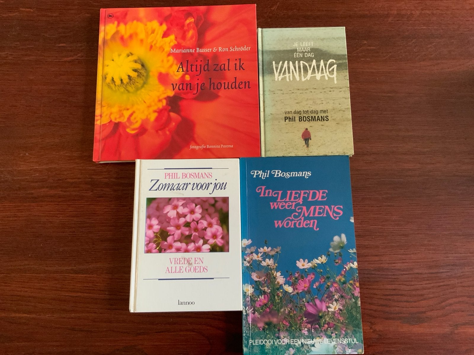 4 inspirerende boeken van Busser, Schröder & Bosmans, Boeken, Ophalen of Verzenden, Gelezen, Nederland