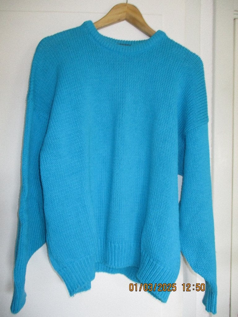 Murlberry (merk)trui, mooi turquoois, Murlberry, Blauw, Zo goed als nieuw, Ophalen