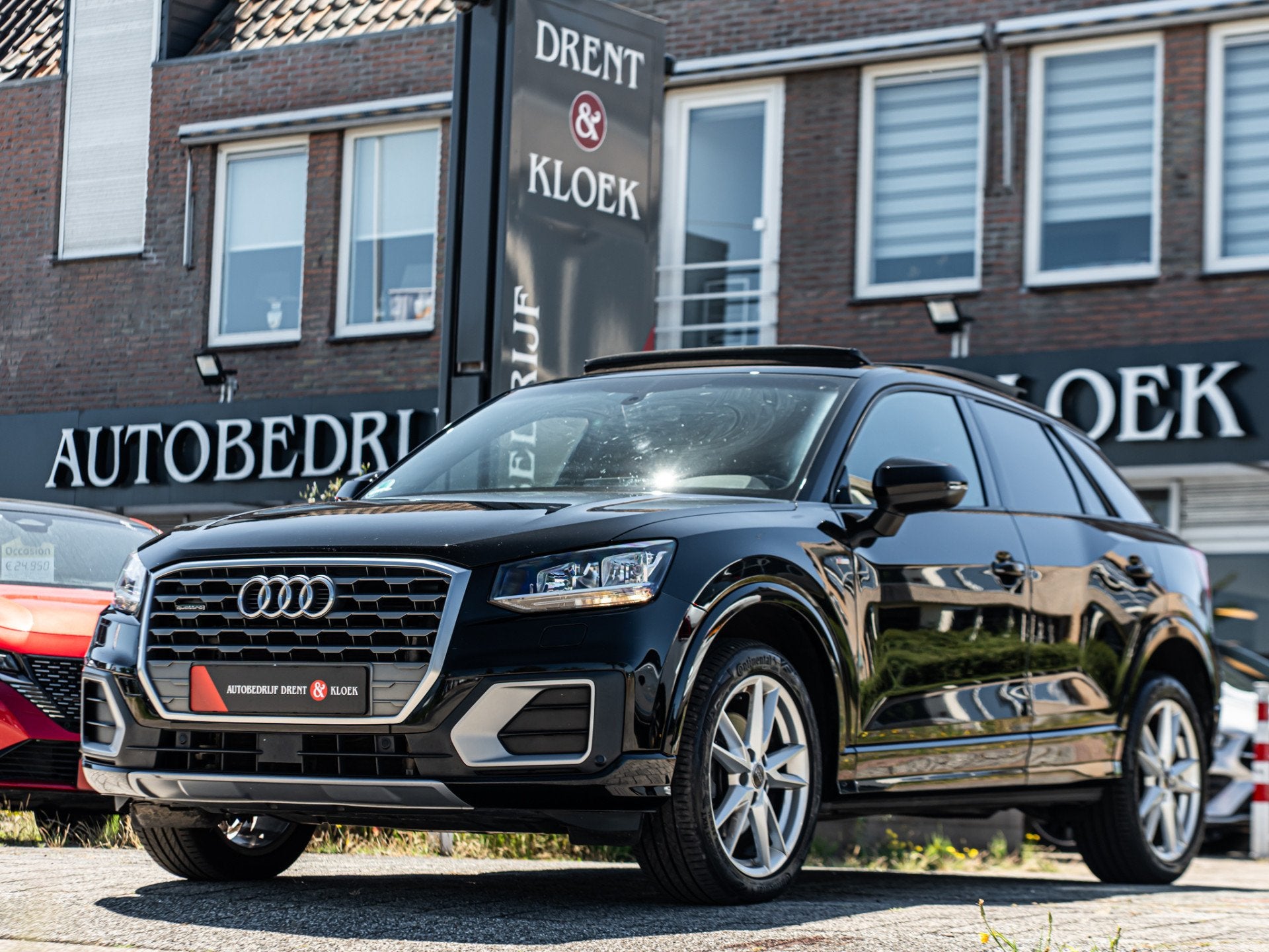 Audi Q2 40 TFSI quattro Design Pro Line Plus PANO STOELVERW, Automaat, Gebruikt, 1984 cc, Leder en Stof