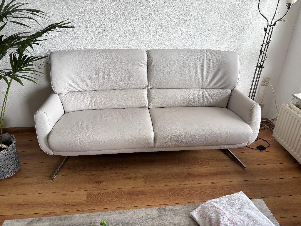 3 zits leren relax bank, Ophalen, Modern / ergonomisch, Minder dan 75 cm, Driepersoons