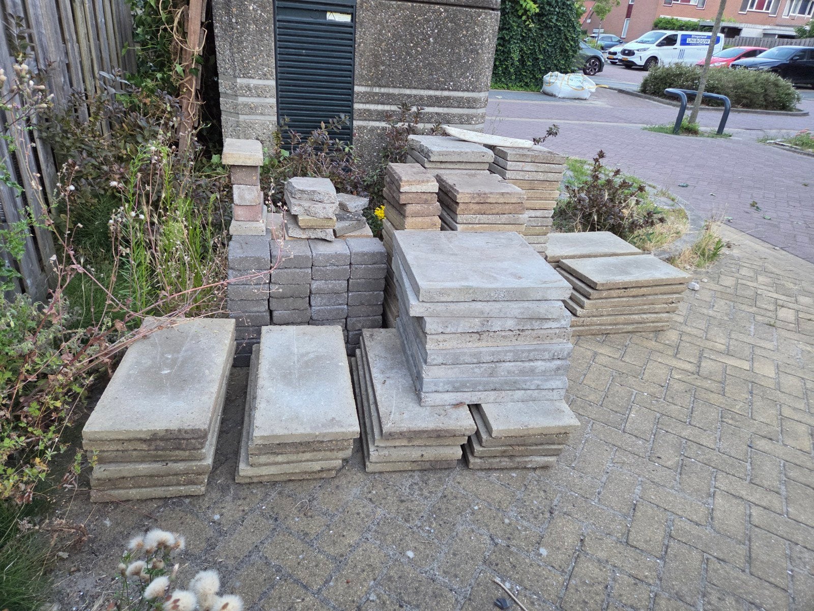 Diverse partij gebruikte tegels en klinkers, Ophalen, Gebruikt, 10 m² of meer, 20 tot 40 cm