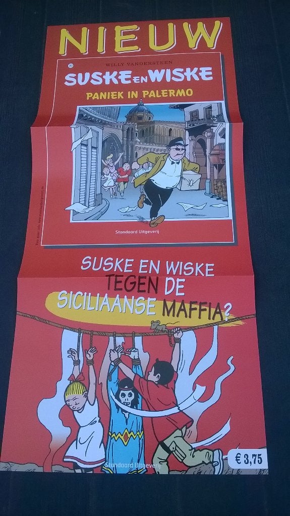 Suske en Wiske:  Paniek in Palermo, Willy Vandersteen, Eén stripboek, Ophalen of Verzenden, Zo goed als nieuw