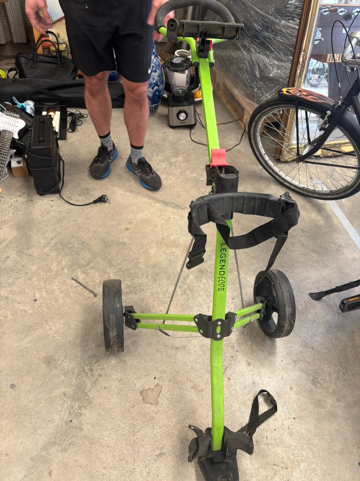 Legend Eco II golftrolley | 2 wielen | inklapbaar, Ophalen, Zo goed als nieuw, Golfkar