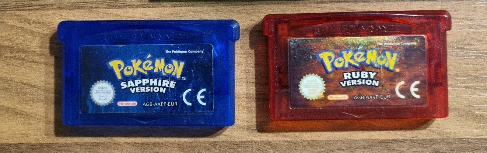 Pokémon Sapphire & Ruby Version Game Boy Advance (GBA), Spelcomputers en Games, 1 speler, Ophalen of Verzenden, Gebruikt, Role Playing Game (Rpg)