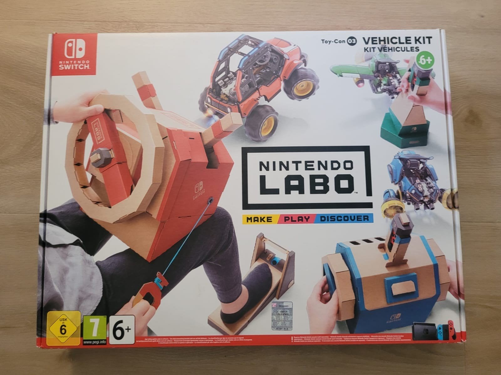 Nintendo Labo Toy-Con 03 Vehicle Kit - compleet en opgebouwd, 1 speler, Zo goed als nieuw, Vanaf 7 jaar, Ophalen