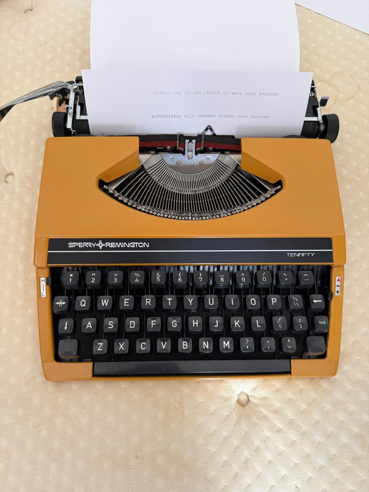 Sperry Remington Ten Fifte vintage typemachine, Diversen, Typemachines, Ophalen