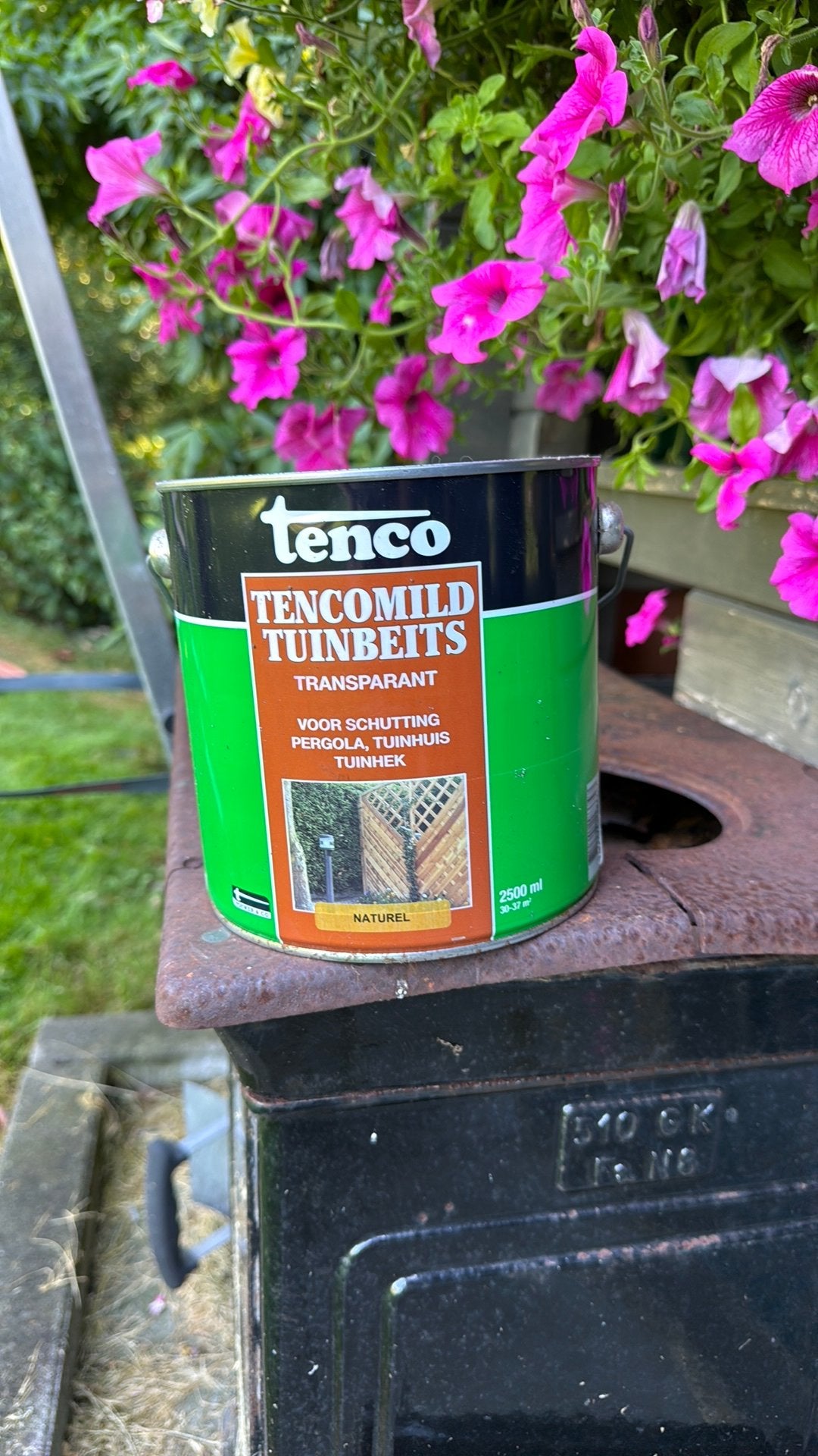 Tenco tuinbeits naturel 3 x 2,5 liter, Ophalen, Nieuw