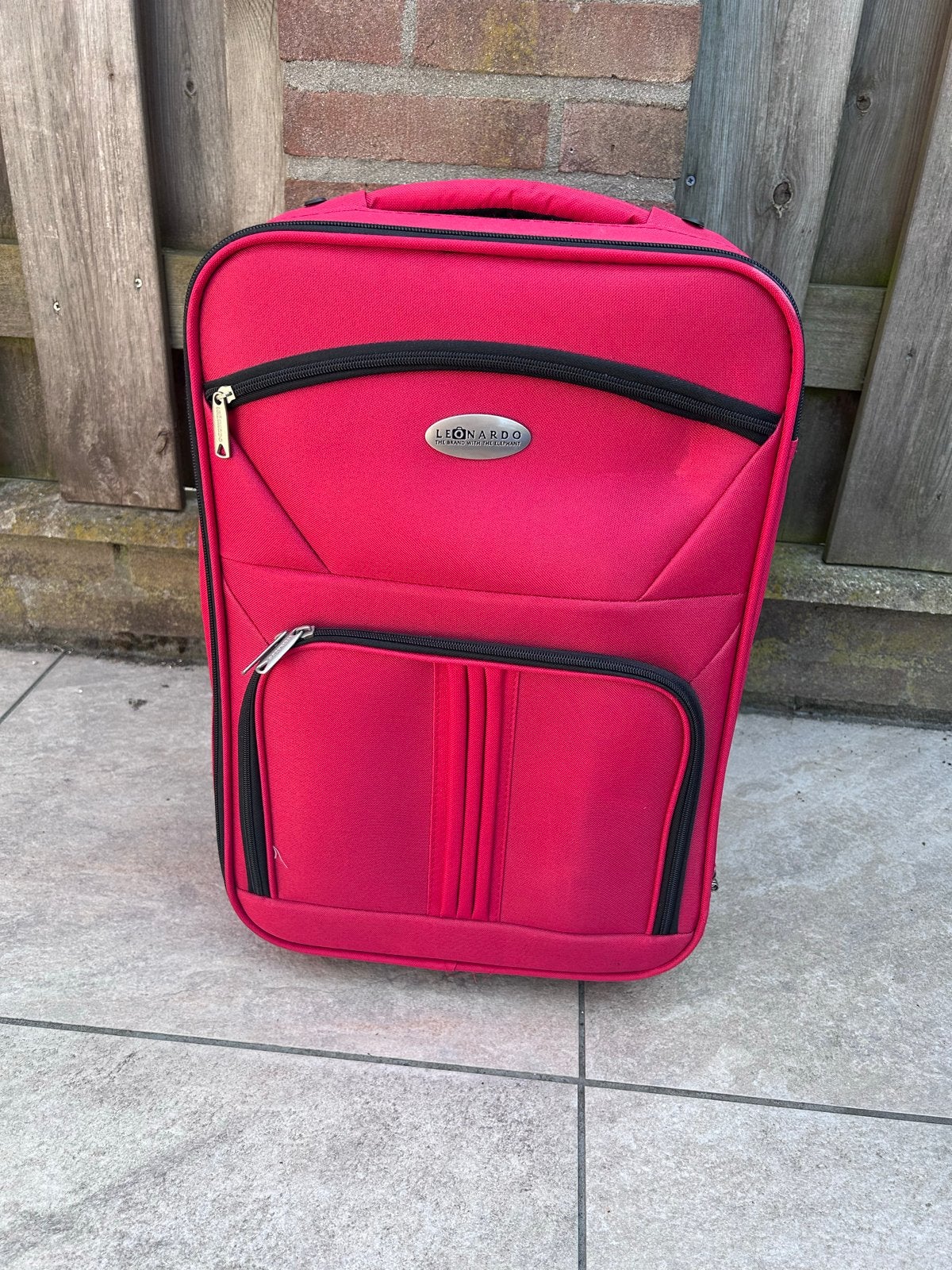 Leonardo Reiskoffer - Handbagage - +- 30 liter, 40 tot 60 cm, Zo goed als nieuw, 55 tot 75 cm, Minder dan 20 cm