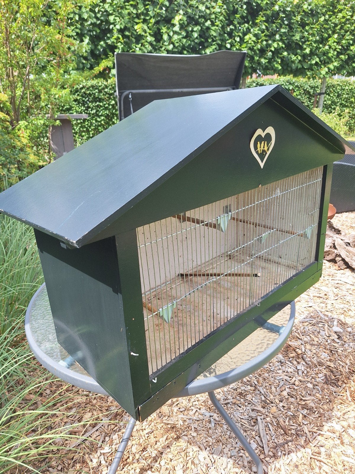 Vogelkooi, Ophalen, Zo goed als nieuw, Hout, Vogelkooi