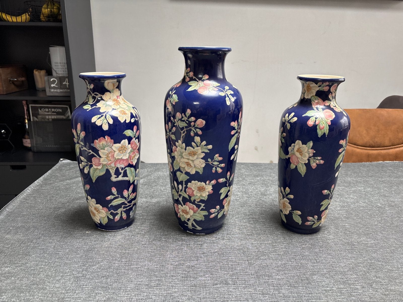 Kobalt blauwe vazen, Ophalen of Verzenden