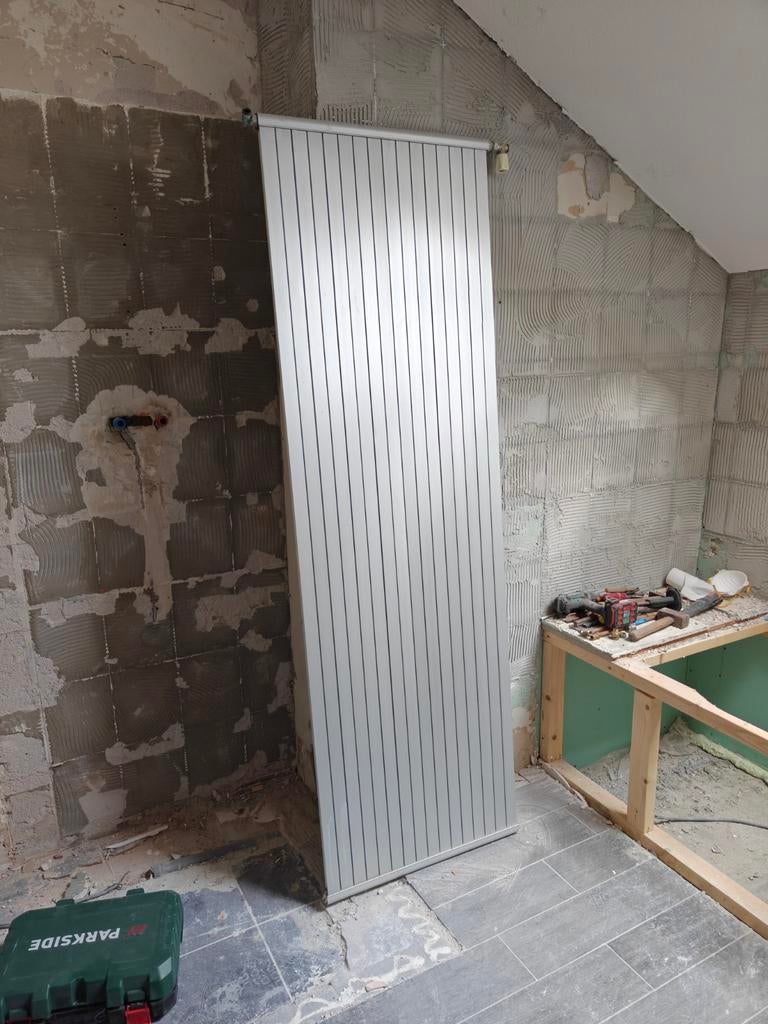 Grote verticale design radiator 200x65, Doe-het-zelf en Verbouw, Verwarming en Radiatoren, Gebruikt, Radiator, 800 watt of meer