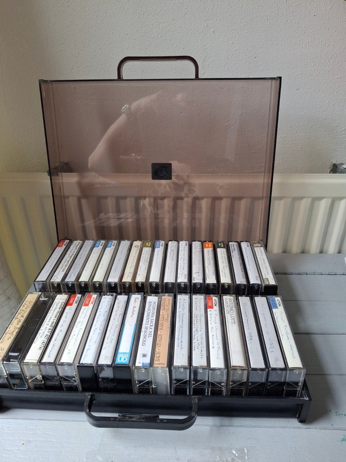 Koffer met cassettebandjes klasieke muziek, Cd's en Dvd's, Cassettebandjes, Ophalen