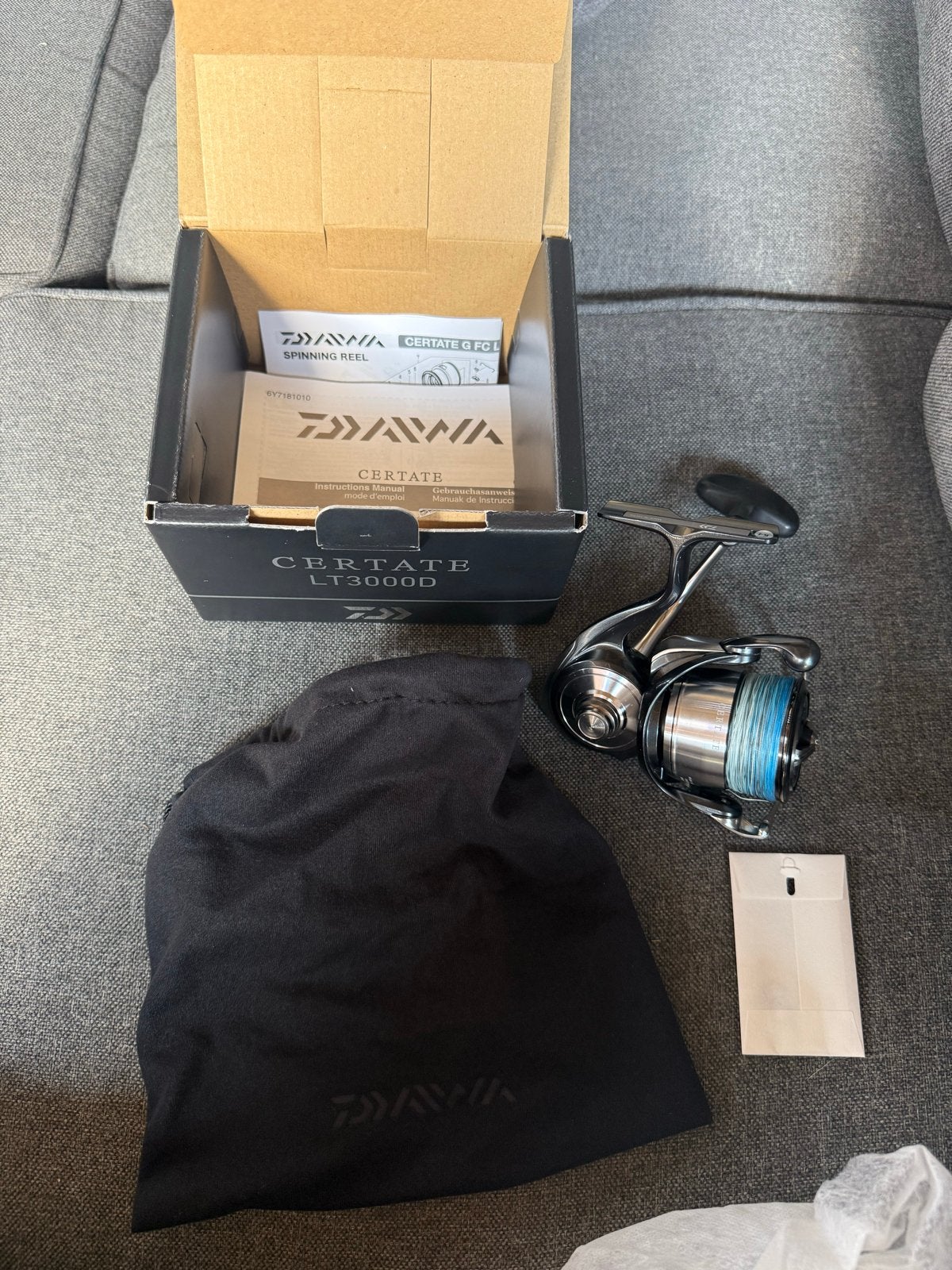 Daiwa Certate LT3000D Spinning Reel - Zo goed als nieuw, Watersport en Boten, Hengelsport | Algemeen, Ophalen, Zo goed als nieuw
