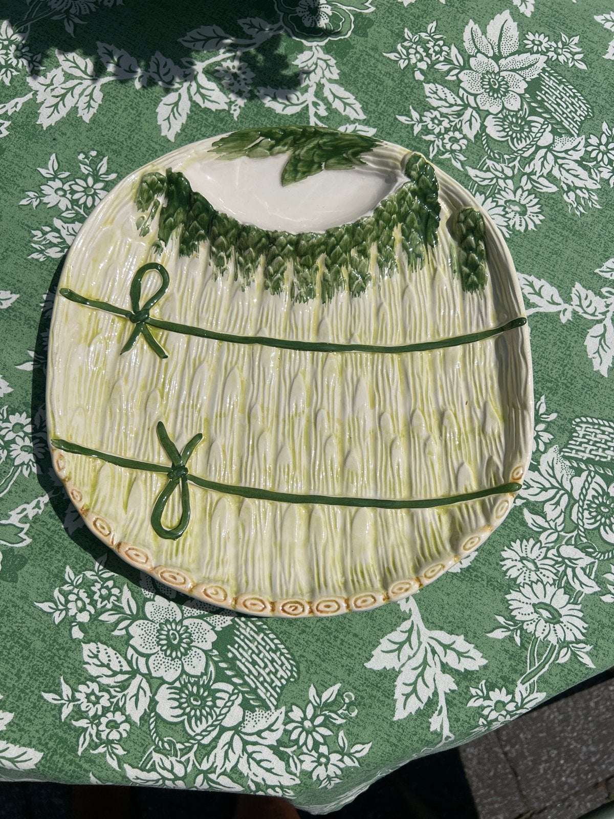 Vintage Asperge Serveerschaal - Made in Portugal, Ophalen of Verzenden