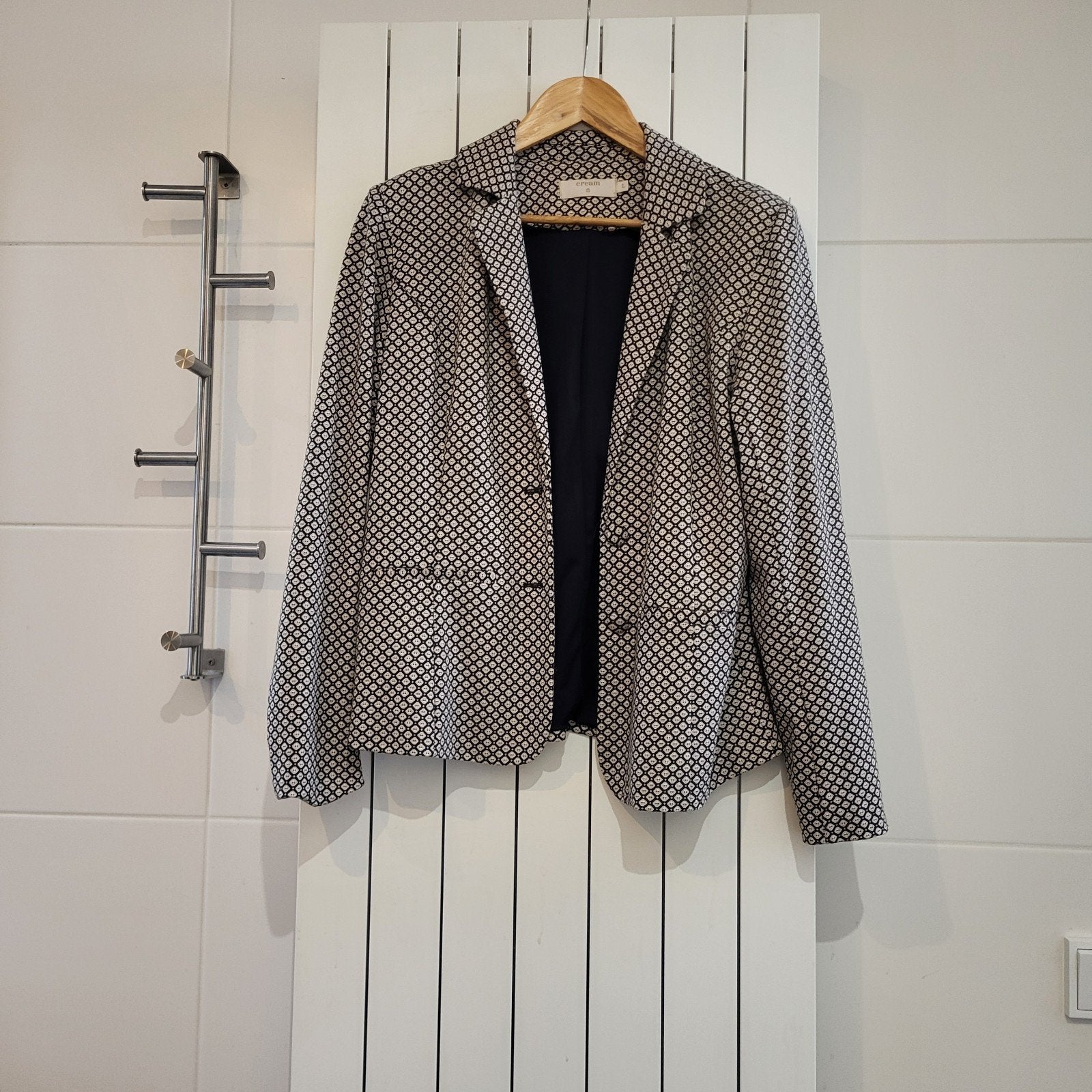 Cream pak blazer maat 38 broek maat 36, Kleding | Dames, Jasjes, Kostuums en Pakken, Ophalen of Verzenden, Zo goed als nieuw, Maat 36 (S)