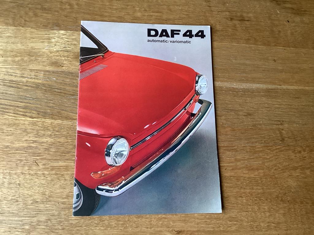 DAF 44 brochure 1970, Ophalen of Verzenden, Zo goed als nieuw, Overige merken