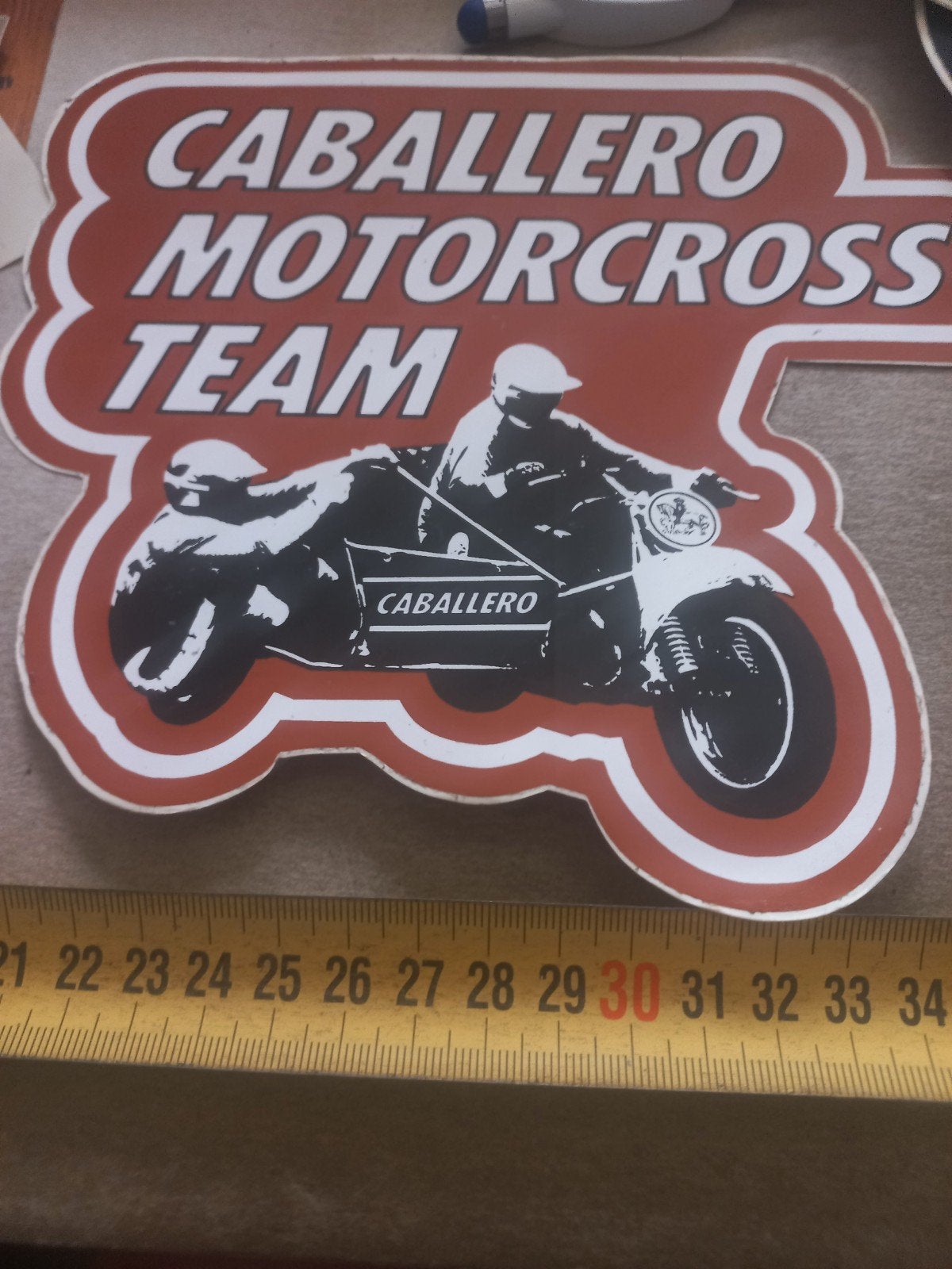 Caballero Motorcross Team Sticker/, Ophalen of Verzenden, Gebruikt