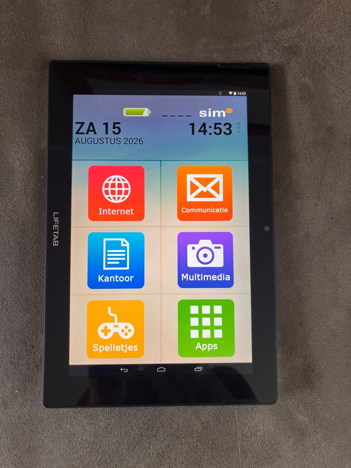 Medion Lifetab tablet. (Ouderen tablet), 10 inch, Gebruikt, Ophalen of Verzenden, 16 GB