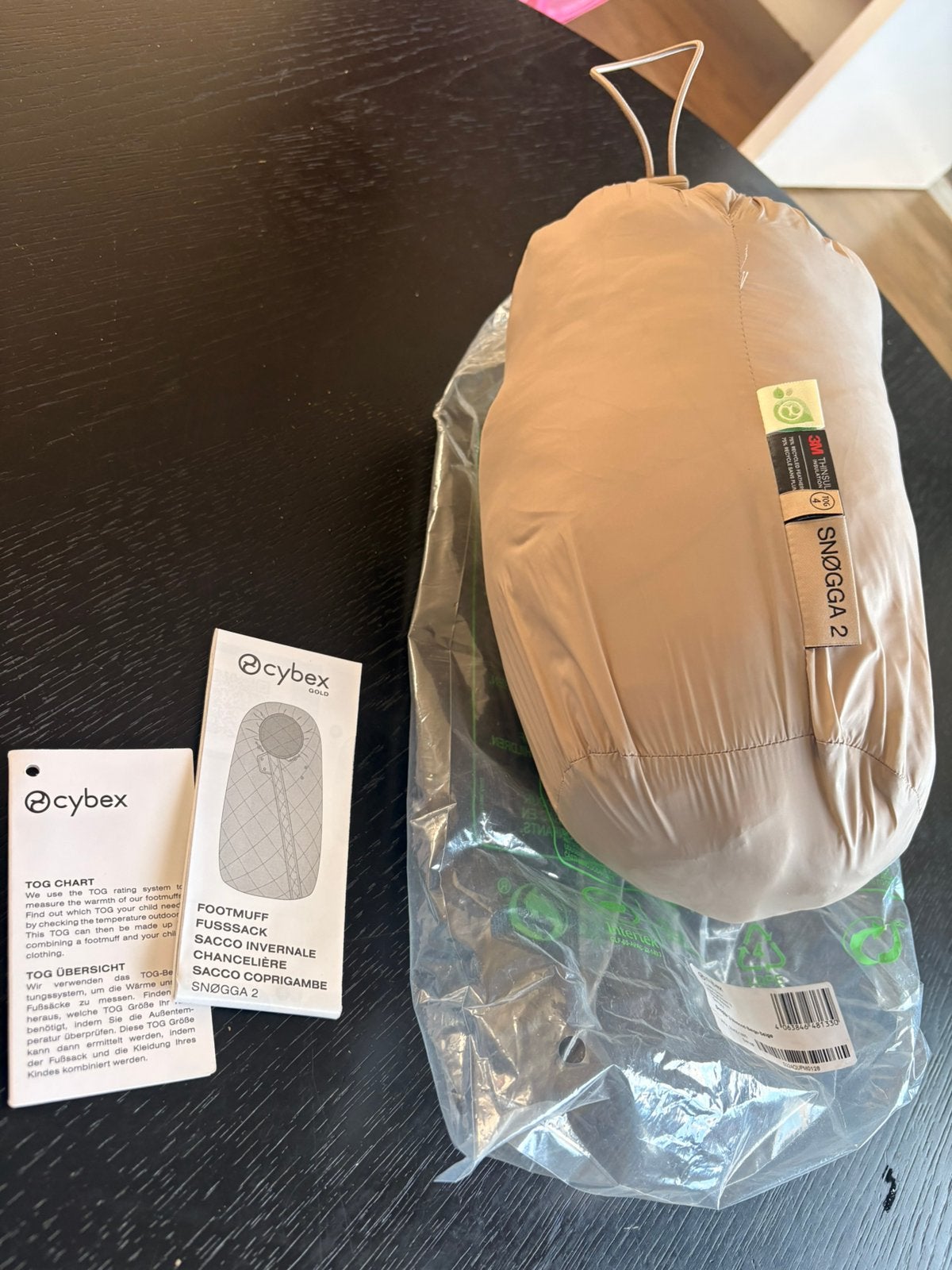 Cybex voetenzak snooga 2 beige, Kinderen en Baby's, Ophalen of Verzenden, Nieuw, Kinderwagen, Overige merken