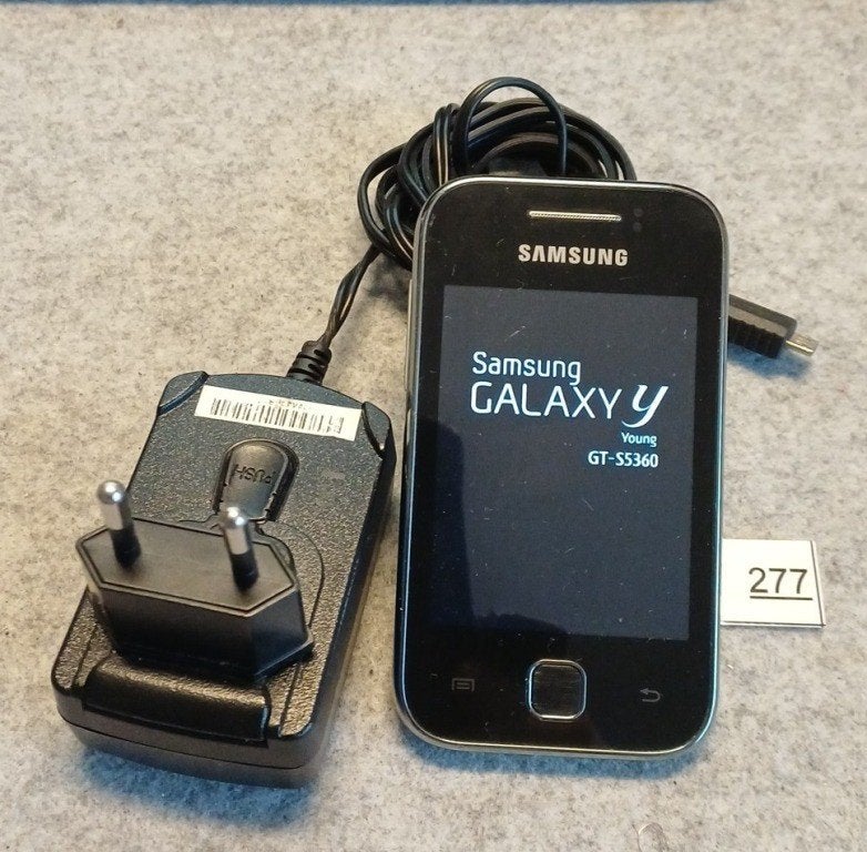 Samsung Galaxy GTS5360, Gebruikt, Overige modellen, Zwart, Fysiek toetsenbord