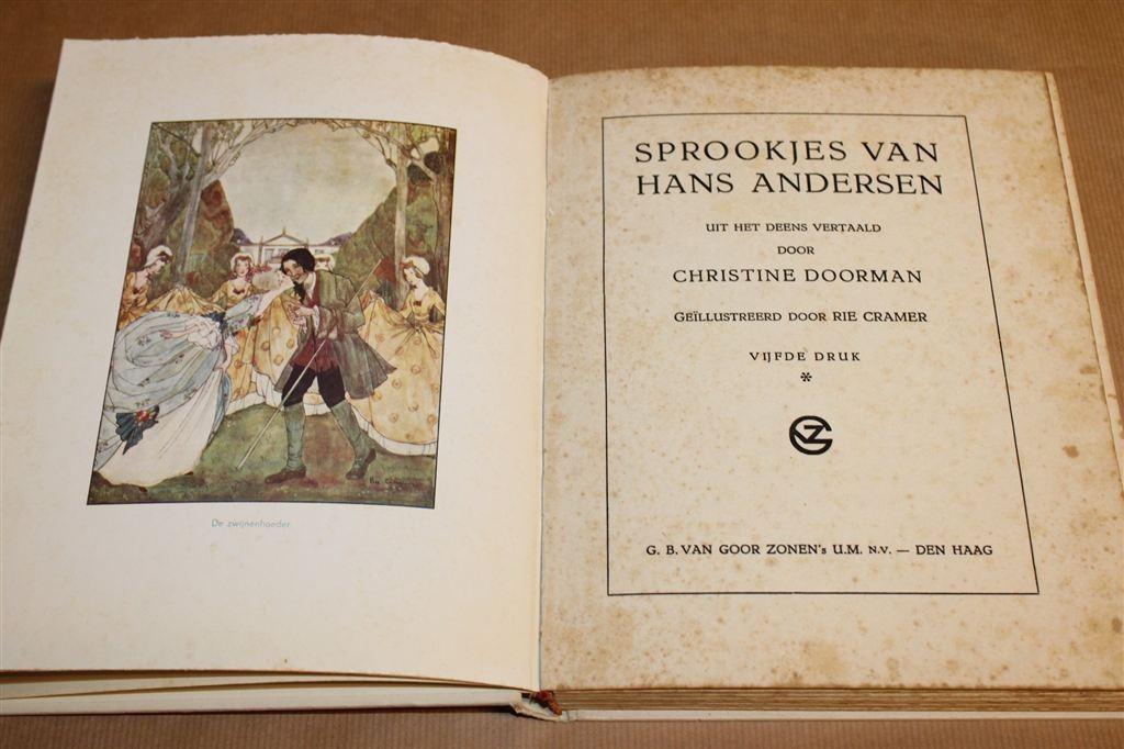 Sprookjes van Hans Andersen Deel 1 — Met Platen Rie Cramer, Boeken, Ophalen of Verzenden, Gelezen
