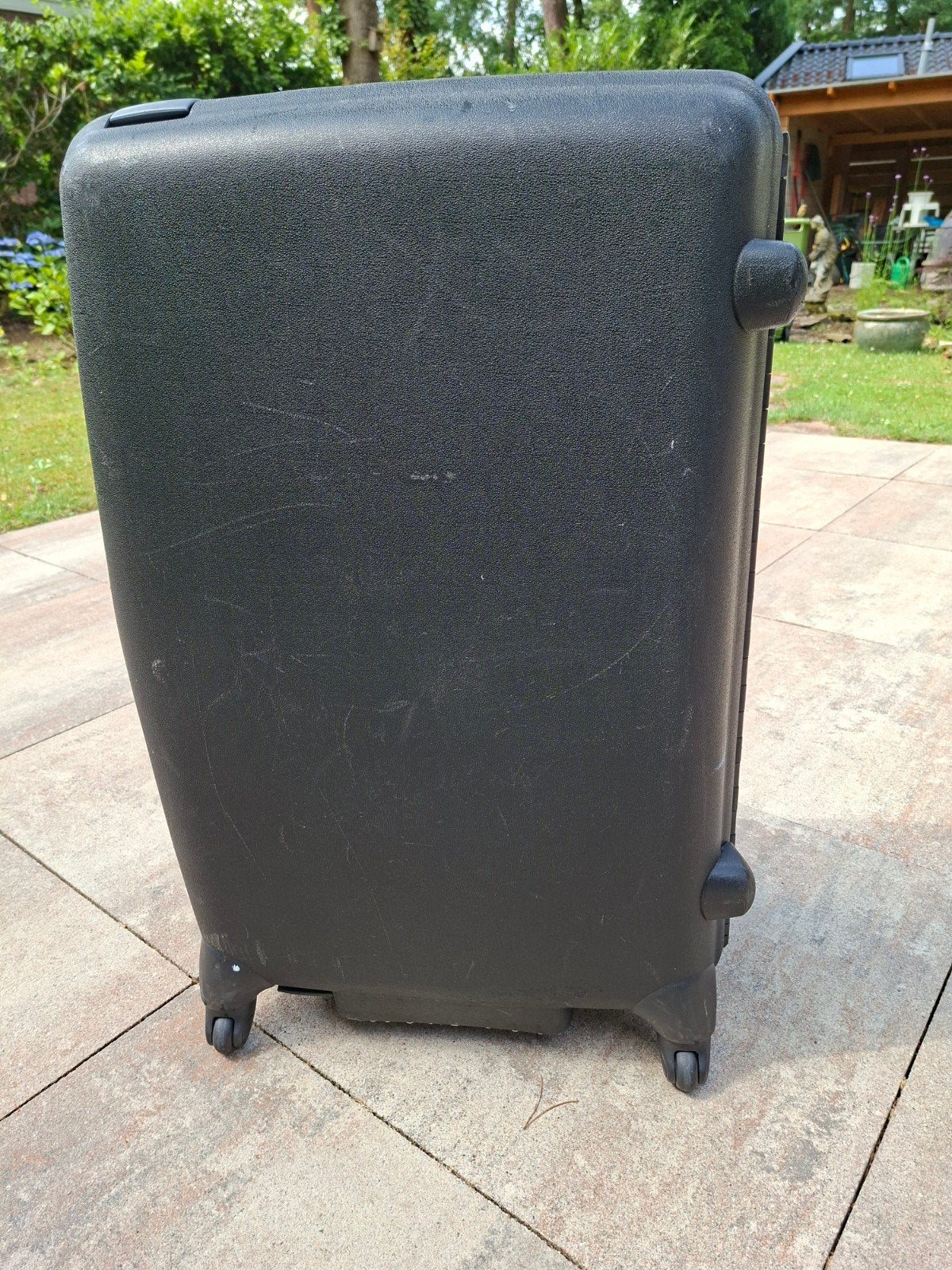 Samsonite koffer met wieltjes en sloten, Sieraden, Tassen en Uiterlijk, Koffers, Gebruikt, Hard kunststof, 45 tot 55 cm, 70 cm of meer