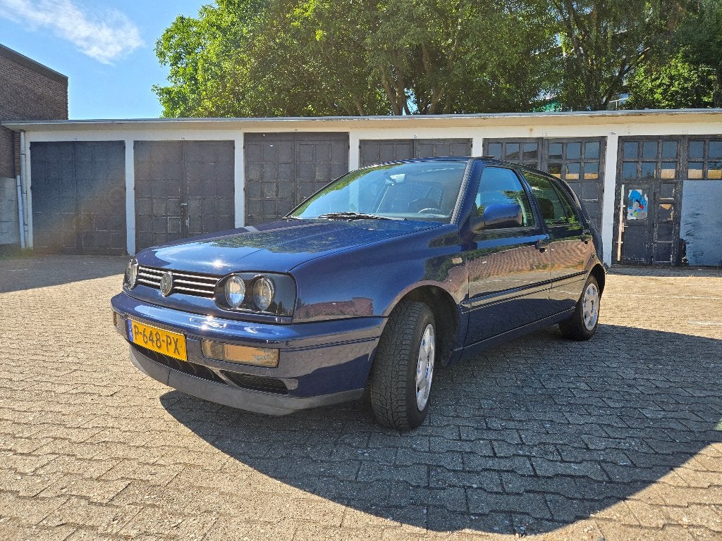 Volkswagen 1997 Blauw, Auto's, Stof, Zwart, 4 cilinders, Blauw