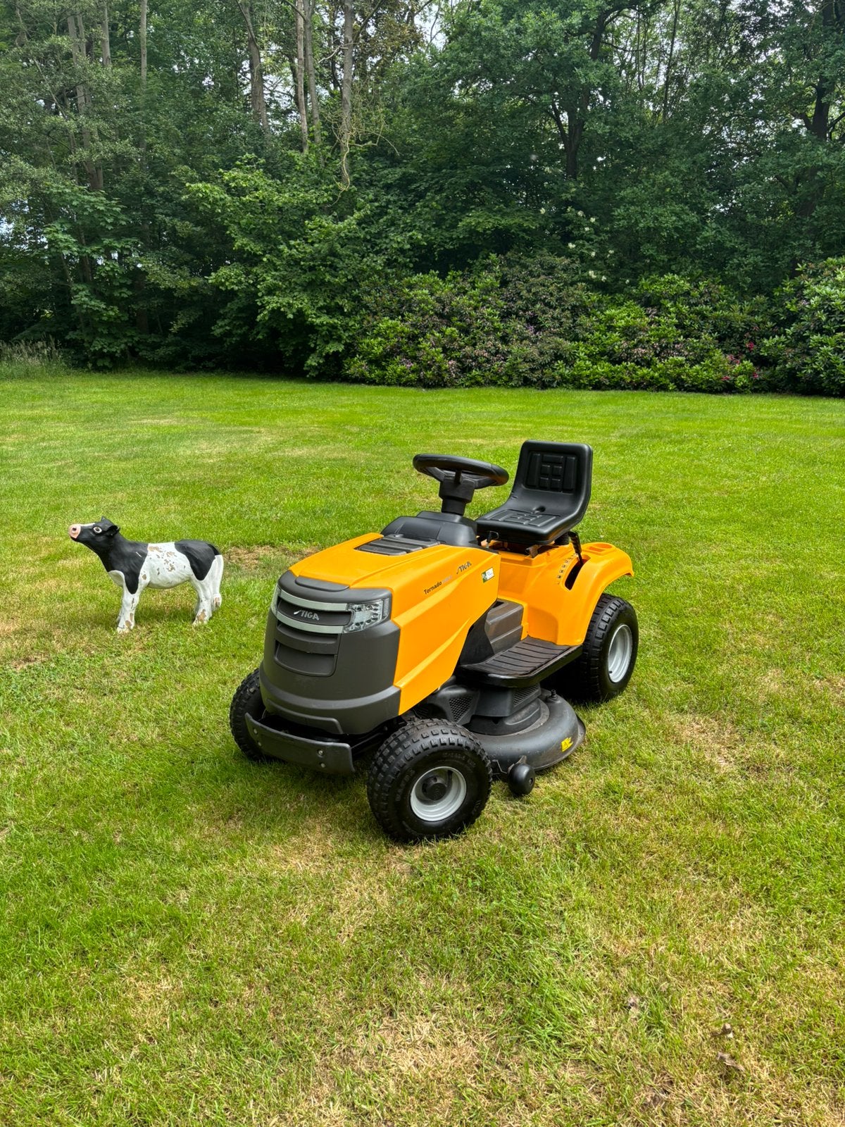 Stiga 3108H Zitmaaier hydrostaat 21PK, Ophalen of Verzenden, Zo goed als nieuw, Elektrische starter, 90 tot 120 cm