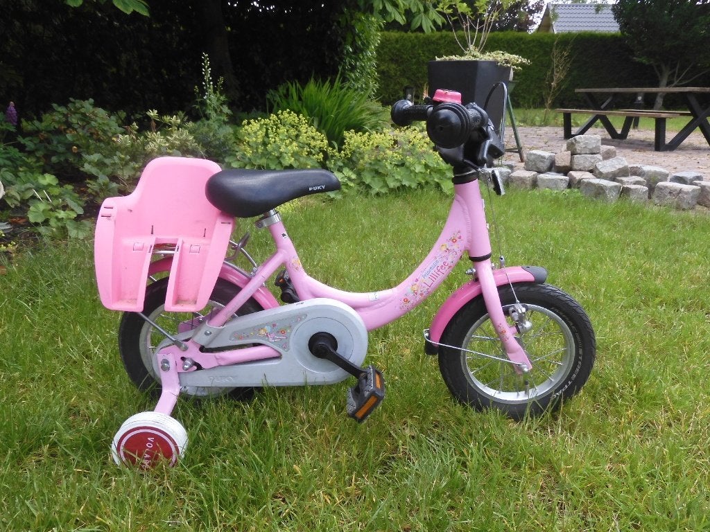Mooie roze 12 inch Puky Lillifee met zijwieltjes, Ophalen, Terugtraprem, Zijwieltjes, Puky