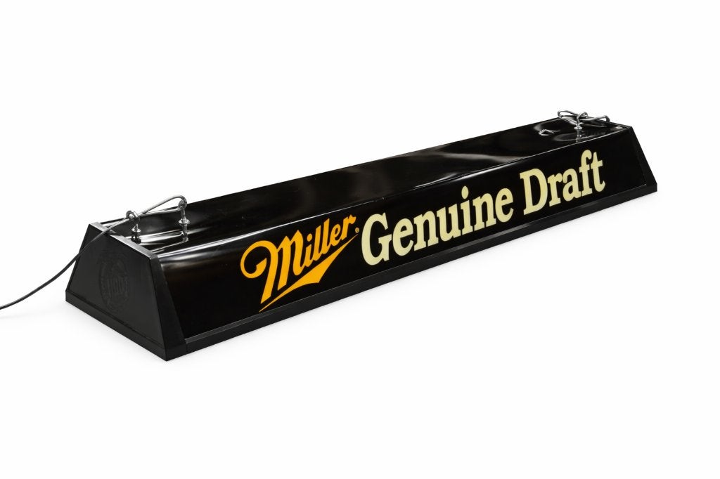 Miller Genuine Draft pooltafel lamp / barlamp, Ophalen, Zo goed als nieuw, Overige typen