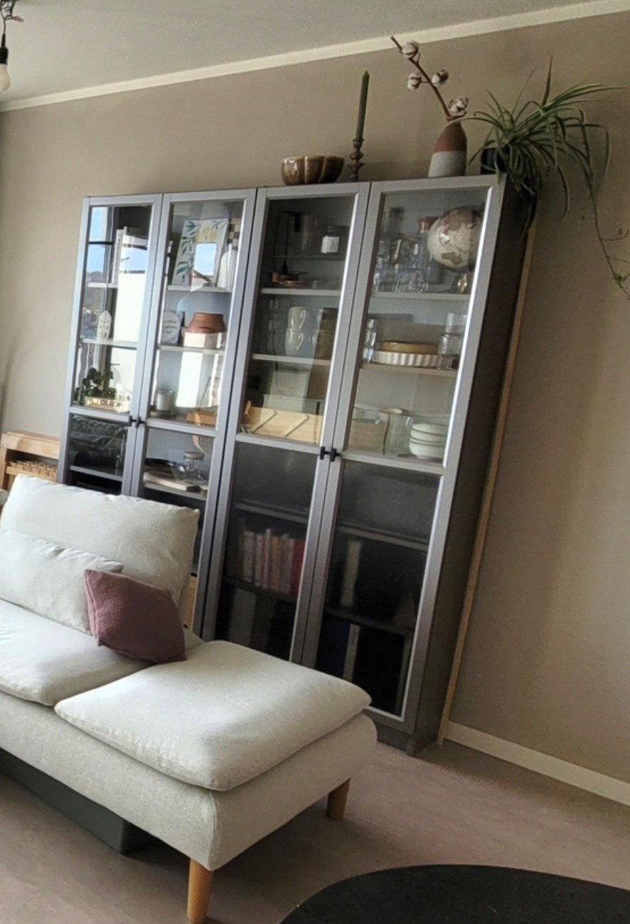 2x IKEA Billy Limited Edition Boekenkasten met Deuren, Met deur(en), 100 tot 150 cm, Ophalen of Verzenden, Zo goed als nieuw
