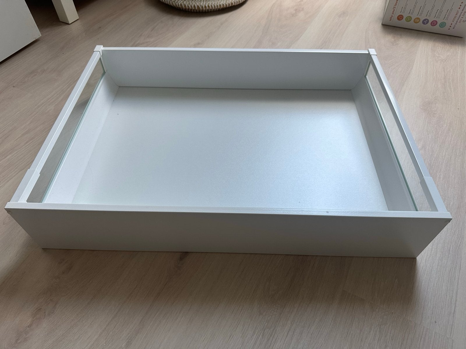 IKEA MAXIMERA Lade Hoog +GlazenZijkanten 80x60cm incl. Front, Ophalen, Kunststof, 1 of 2 laden, 50 tot 100 cm