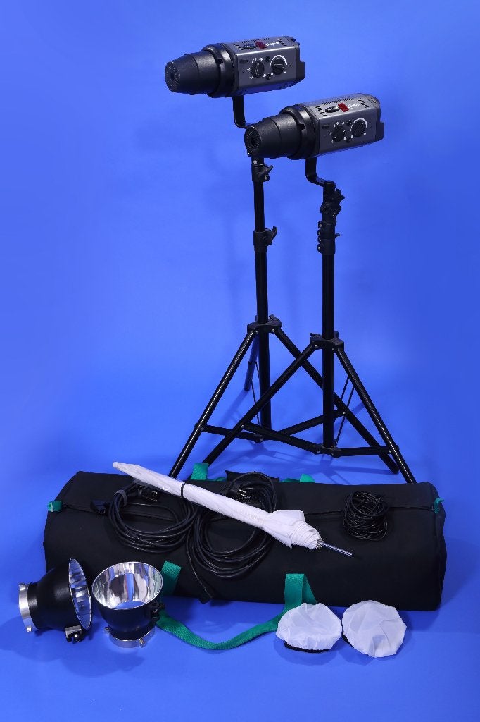 Bowens Esprit 500 Studio Flits Set, Gebruikt, Draadloos, Studioflitser, Ophalen