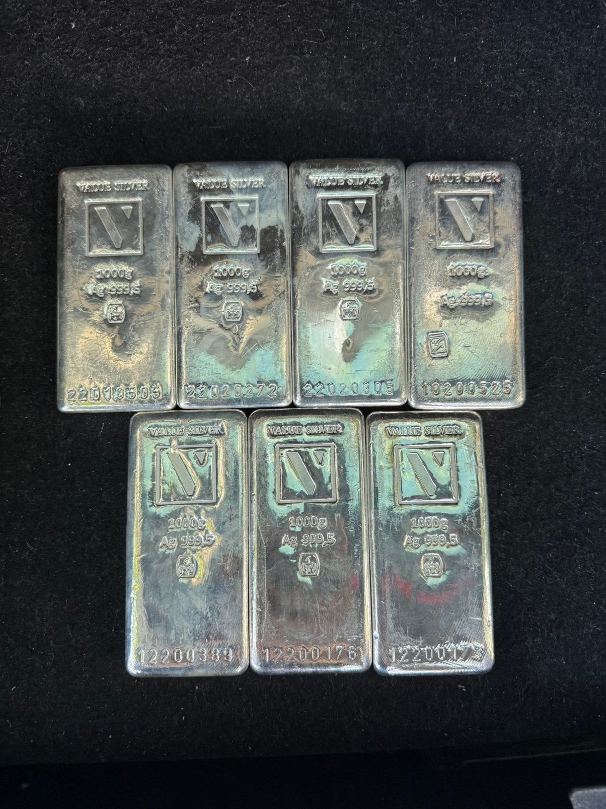1kg zilverbaar Value - 999,5 gehalte - uniek serienummer, Ophalen, Zilver