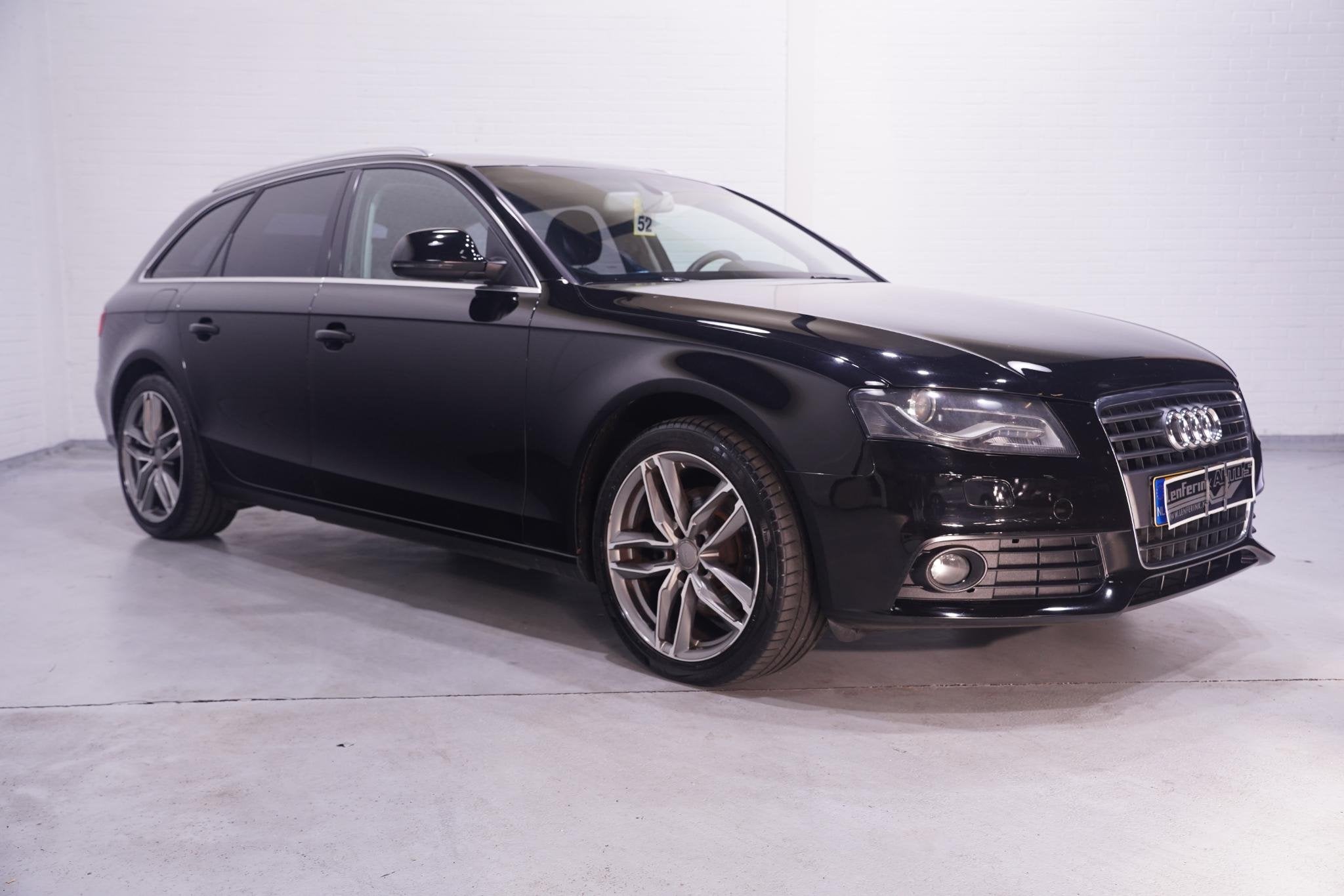 Audi A4 Avant 1.8 TFSI Pro Line Business Clima Navi Leder, Auto's, Voorwielaandrijving, Verwarmde buitenspiegels, Gebruikt, Zwart