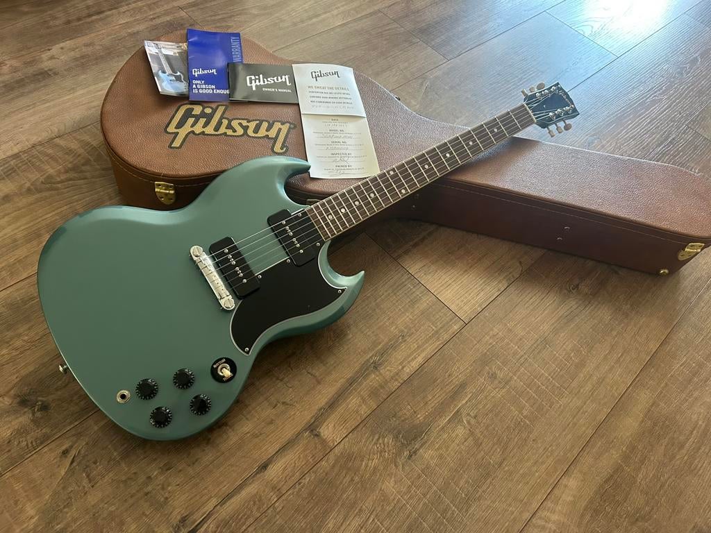 Gibson Original Collection SG Special P90 Pelham Blue (RUIL), Ophalen, Zo goed als nieuw, Solid body, Gibson