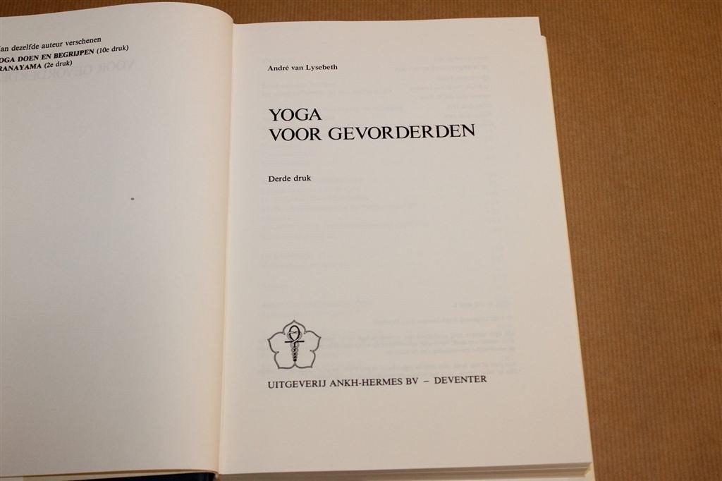 Yoga voor Gevorderden — Van Lysebeth, Met Voorbeeldfoto\'s, Boeken, Ophalen of Verzenden, Gelezen, Gezondheid en Conditie