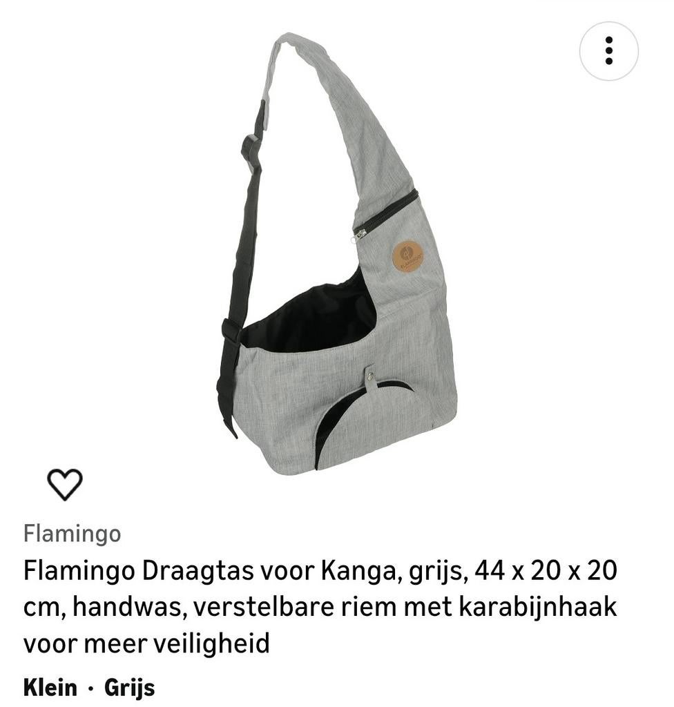 Honden draagtas, Ophalen, Nieuw