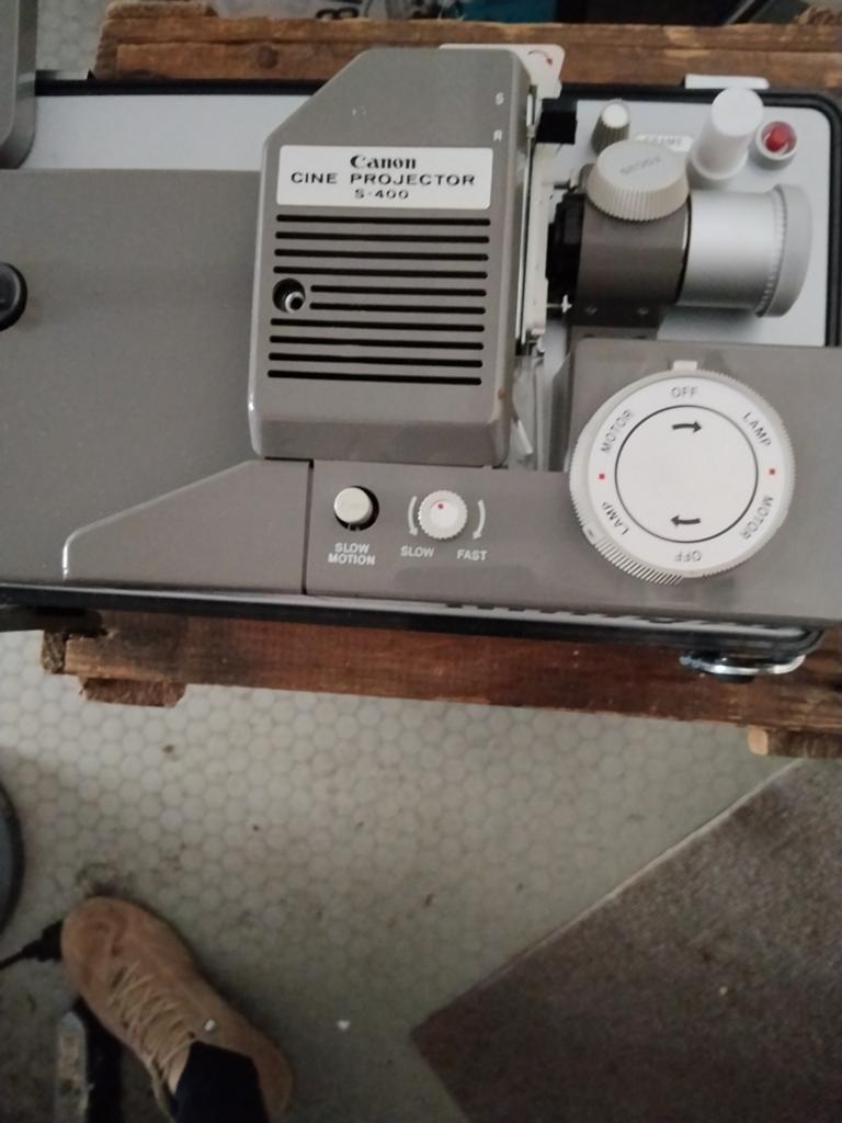 Canon Cine Projector S-400 Super 8 met accessoires, Ophalen of Verzenden, Gebruikt, Overige typen