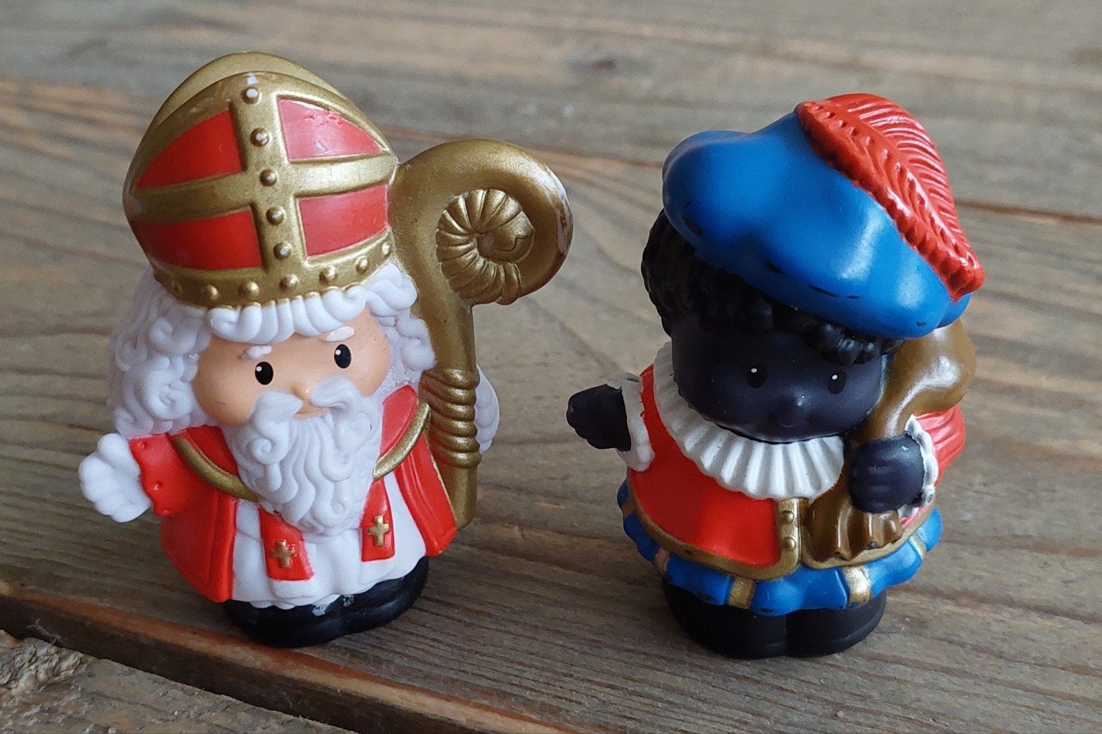 Little People Sinterklaas en Zwarte Piet, Ophalen of Verzenden, Zo goed als nieuw, Speelset