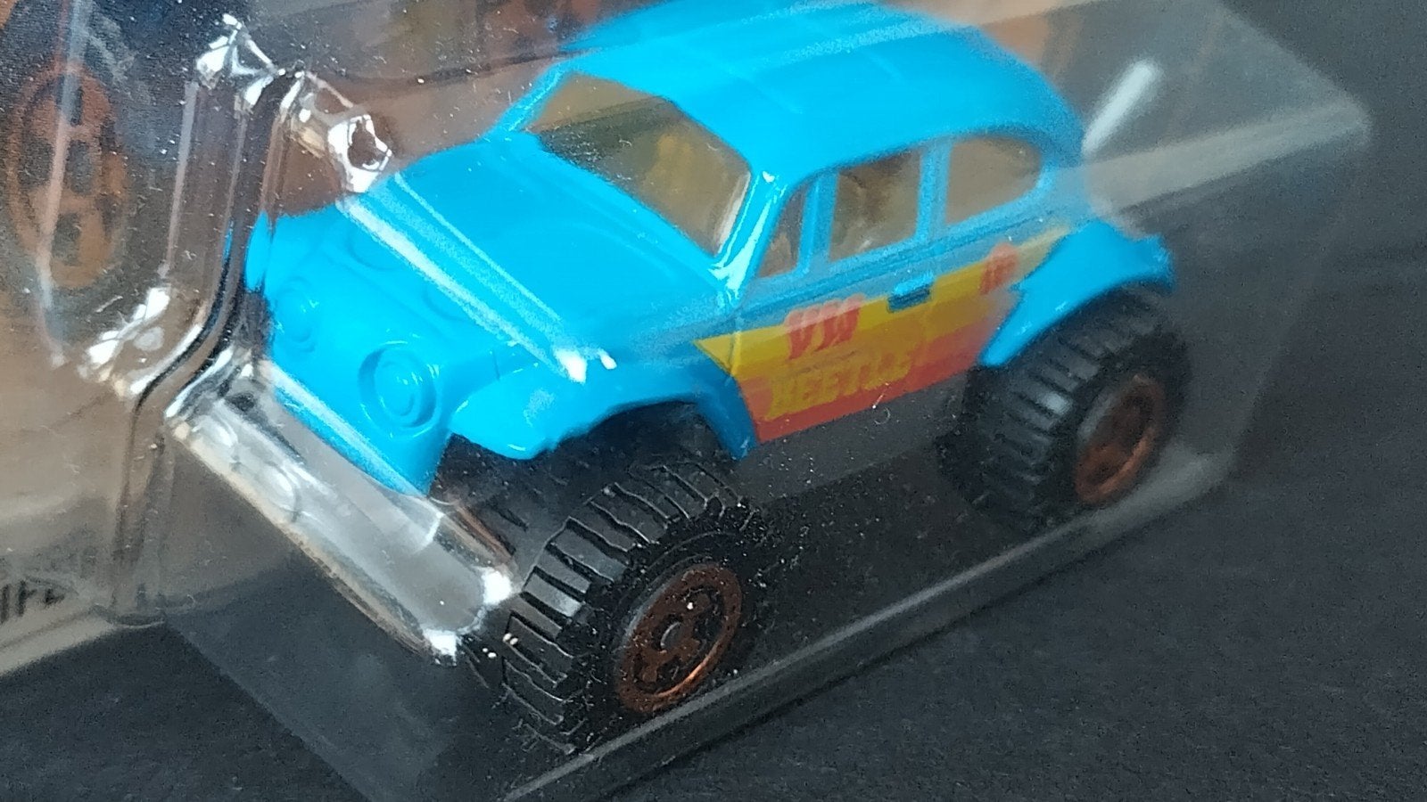 Volkswagen Vw Beetle Baja Bug Blue 1;64 3inch  Matchbox Pol, Auto, Verzenden, ., Nieuw
