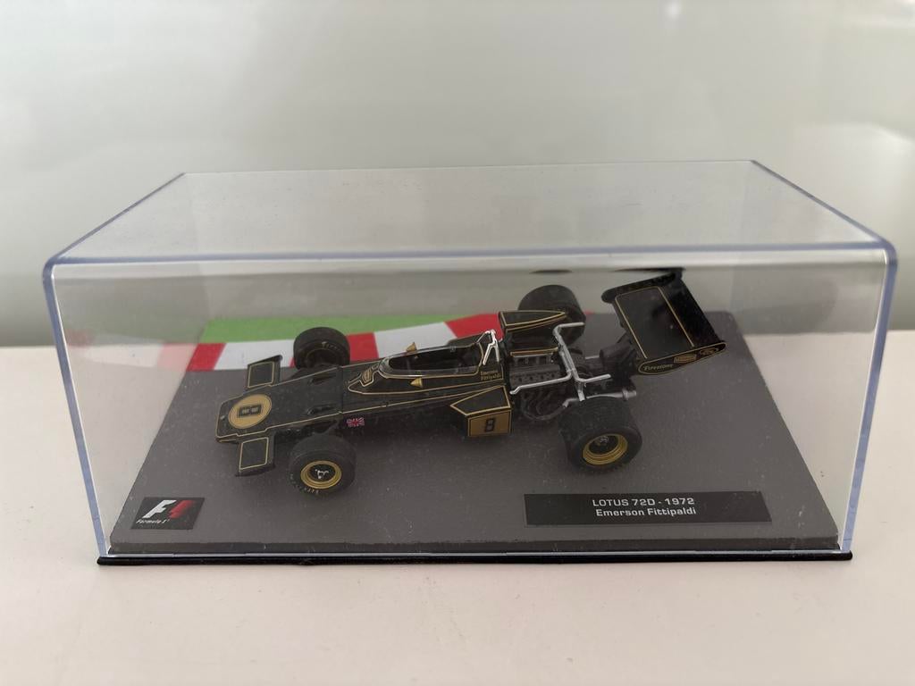 F1 Modelauto Lotus 72D 1972 Emerson Fittipaldi, Overige merken, 1:50 of kleiner, Auto, Ophalen of Verzenden