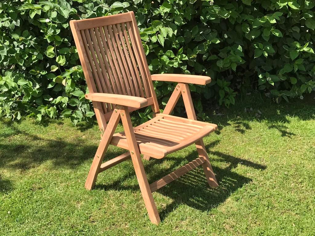 Foto 22 van Groot Assortiment Teak Tuinstoelen / Nieuw & Gebruikt