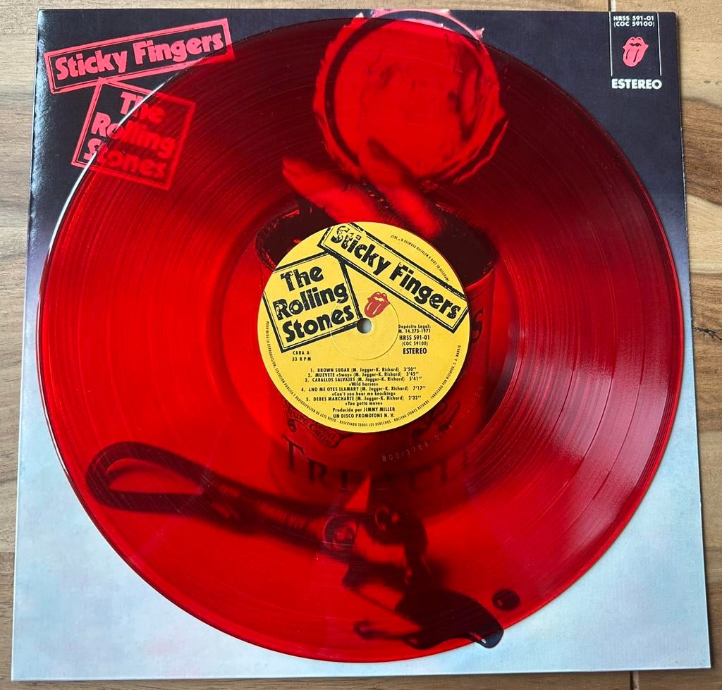 ✅ The Rolling Stones - Sticky Fingers Red Ltd Vinyl LP, Cd's en Dvd's, Vinyl | Rock, Ophalen of Verzenden, Zo goed als nieuw, 12 inch