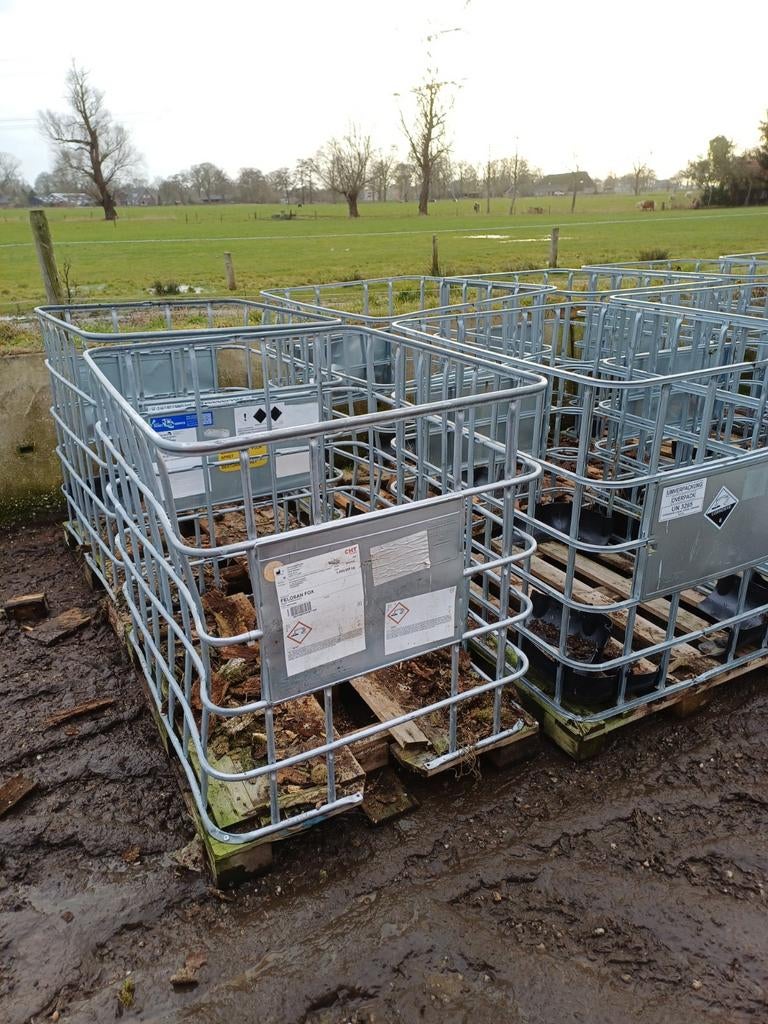Ibc vaten 20 stuks, Tuin en Terras, Haardhout, Ophalen