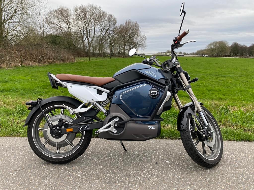Super Soco TC+ electische brommer/motor, Ophalen, Super SOCO, Maximaal 45 km/u, Zo goed als nieuw