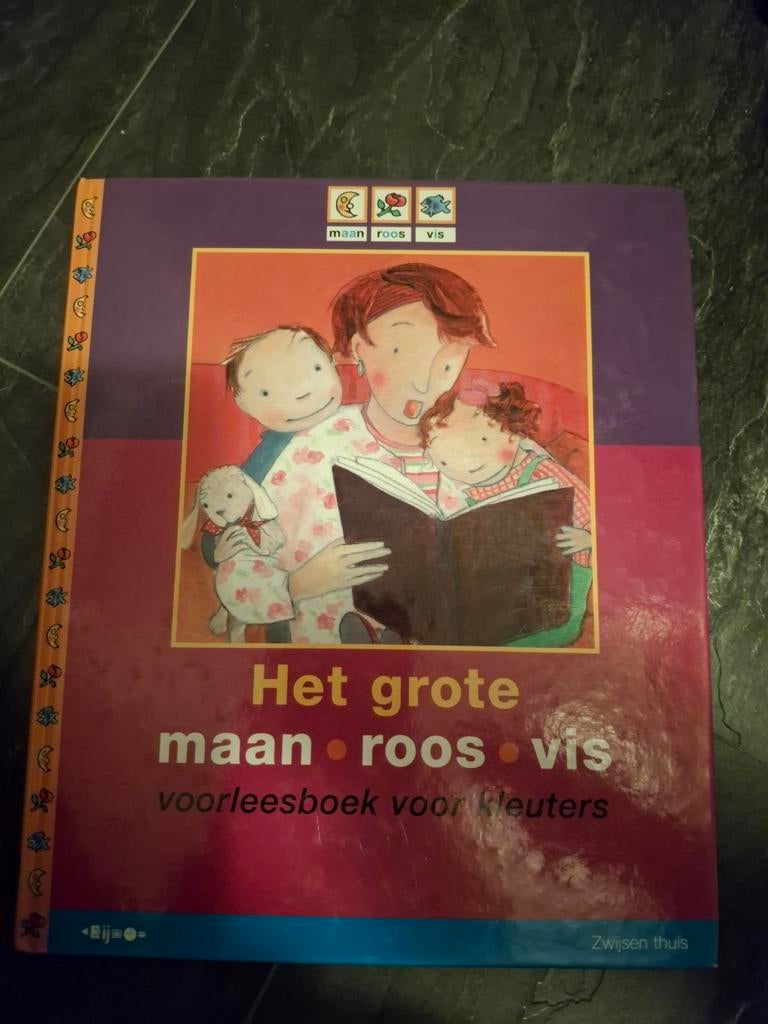 Het grote maan roos vis boek, Boeken, Ophalen of Verzenden, Zo goed als nieuw, Jongen of Meisje, Voorleesboek