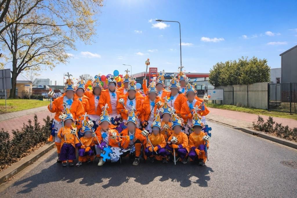Grote complete loopgroep carnaval halfvasten optocht, Ophalen, Carnaval, Maat 46/48 (XL) of groter, Onbekend