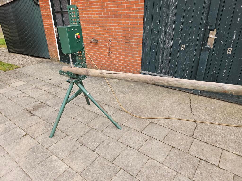 Houtzaag bok op luchtdruk., Tuin en Terras, Haardhout, Ophalen