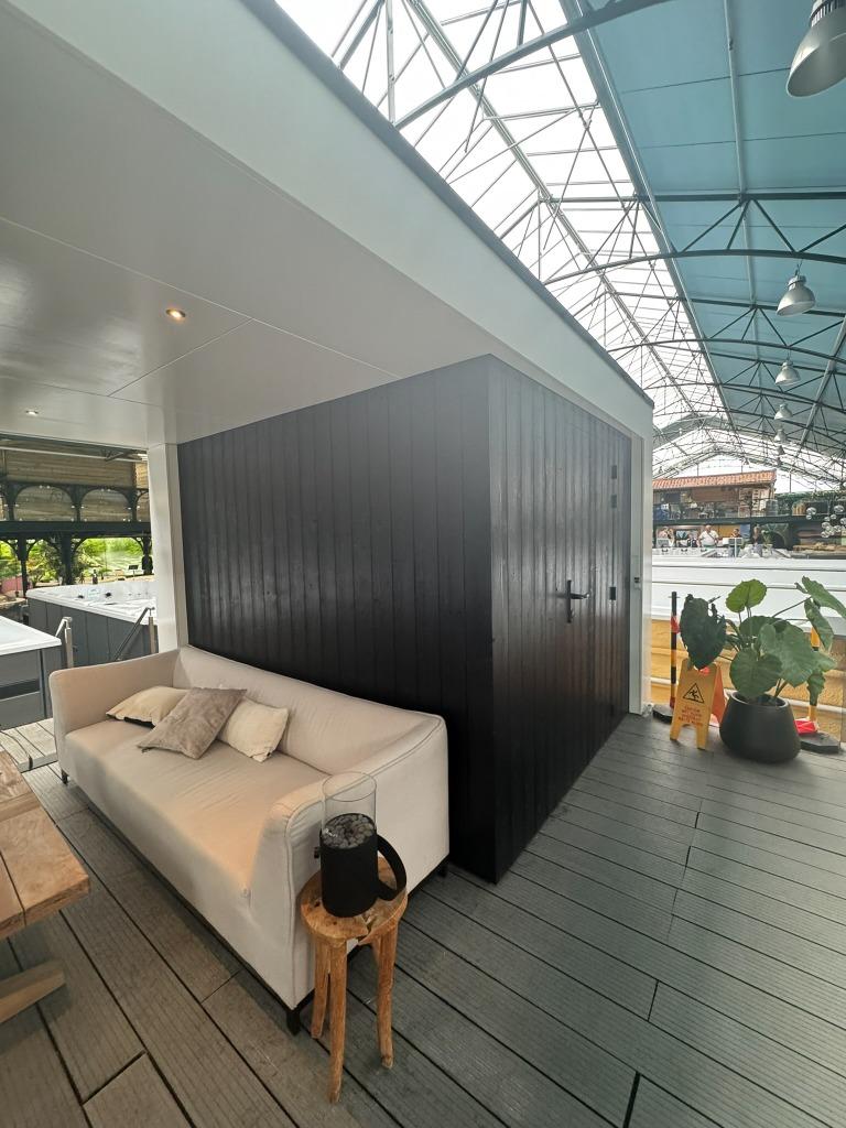 Showmodel Tuinhuis - OP = OP, Tuin en Terras, Ophalen, 200 tot 400 cm, Tuinhuis, Zo goed als nieuw
